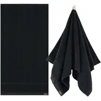 Zwoltex Queen Handdoek 30x50cm Zwart 650g/m² - 100% Biologisch Katoen