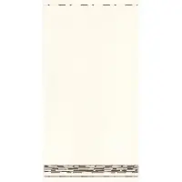 Zwoltex Grafic Handdoek 50x90cm - Zacht Egyptisch Katoen - Ecru
