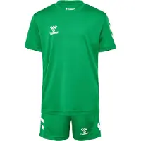 Hummel Trainingspak groen / wit