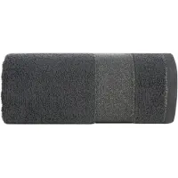 Eurofirany Nessy Handdoek 30x50 cm Staalgrijs - Zacht & Absorberend Katoen