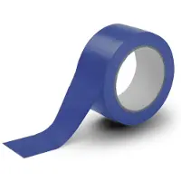123inkt zelfklevende vloermarkeringstape blauw 50 mm x 33 m