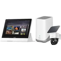 Eufy Security SoloCam S340 - 360° buitencamera + HomeBase 3 + E10 smart display - Bundelvoordeel