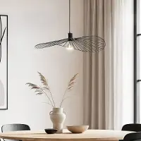LumenXL Hanglamp Linae in zwart metaal
