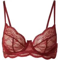 Hunkemoller BH 'ISABELLE' karmijnrood