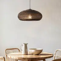 LumenXL 1-lichts hanglamp van karton - Haze