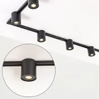 LumenXL 1-fase railsysteem van 3 meter met Zylo spots