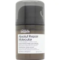 L'Oréal Absolut Repair Molecular Professionele Leave-in Herstelmasker Voor Beschadigd Haar 50 ml