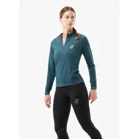 Compressport - Women's Trail Half Zip L/S T-Shirt - Hardloopshirt M, blauw