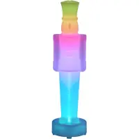 QAZQA Kerst tafellamp wit incl. LED dimbaar en oplaadbaar RGBW-IC - Notenkraker