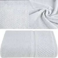 Eurofirany Zilveren Katoenen Handdoek 30x50 cm - Hoge Kwaliteit