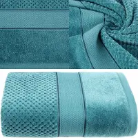 Eurofirany Turkoois Katoenen Badhanddoek 50x90cm - 500 g/m²