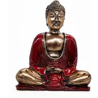 Ancient Wisdom Rood & Gouden Boeddha - Medium