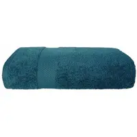 Faro Fashion Handdoek 50x100cm Marineblauw 550g/m² Katoen met Borduursel