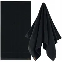 Zwoltex Queen Badhanddoek Zwart 50x100cm 650g/m² - Luxe Katoen