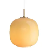 Louis Poulsen Hanglampe , Oranje, Woonkamer, Glas