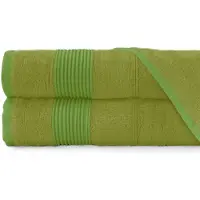 Darymex Bamboe Moreno Handdoek Groen 50x90 cm - Bamboe/Katoen