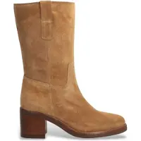 Alpe Alpevoor vrouwen. 553011 Dakota taupe leren laarzen (41), Leer, 3 tot 5 cm, Geen, Casual