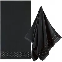 Zwoltex Oscar AB Badhanddoek Zwart 500g 70x140cm - Luxe Katoen