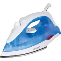 Floria Reisstrijkijzer met Stoom - Mini Strijkijzer 1600 Watt met Verstelbare Temperatuur, Stoomstoot + Verticale Stoom, Spray/Droog – 180 ml – 1,5 m Kabel – ZLN8427