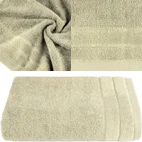 Eurofirany Luxe Katoenen Badhanddoek 70x140 cm - Beige, 500 g/m²