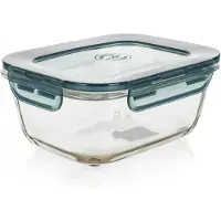 Bormioli Rocco Bormioli EVO Glazen Voedselcontainer 1L - Oven & Magnetronbestendig