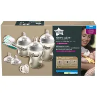Tommee tippee Natural Start Glazen Babyflessen Starterset - flessen van 150 ml en 250 ml voor pasgeboren baby's 0m+