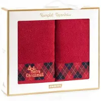 Zwoltex Kerst Handdoekenset Rudolf - Zacht & Absorberend