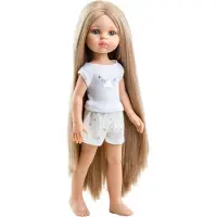 Paola Reina pop Amigas Pijamas Carla lang haar