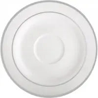 Ambition Aura Zilveren Schotel voor Espressokopje - 12,5cm Porselein