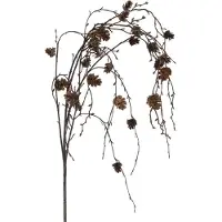 Countryfield Kunsttak Larix XL bruin 133x12x8cm bruin Kunststof Kunstbloem