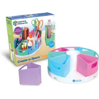 Learning Resources Pennenbak met uitneembare vakjes XL - Pastel