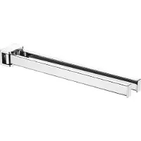 Plieger Altea 2 armige handdoekhouder 36 cm chroom