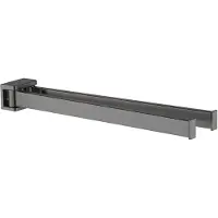 Plieger Altea Handdoekhouder – 2-arm – 36 cm breed – Geborsteld Gunmetal