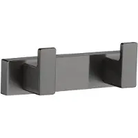 Plieger Altea Badkamer Haakjes – Dubbele Haak – Geborsteld Gunmetal
