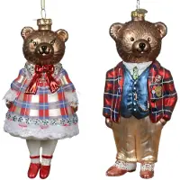 Décoris Beer glas l7.3b6.8h16 cm bruin a2 kerst