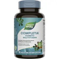 Nature'S Way Completia diabetische multivitamine zonder ijzer (90 tabletten) - Nature's Way