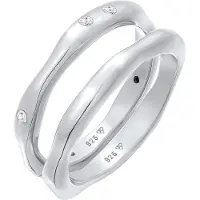 Elli Ring zilver / transparant