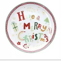 Tognana Be Merry Serverschaal 30 cm - Kerstdecoratie