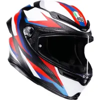 AGV K6 S Timewarp Integraalhelm Mat/Zwart/Rood/Blauw XL