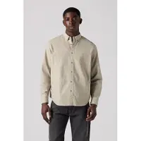 Levi's Authentic Button-down Shirt Neutral Maat: XS | Zakelijke Overhemden Outlet | Heren | Bruin