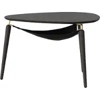 UMAGE Hang Out salontafel Zwart eiken-messing