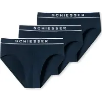 Schiesser Slip marine / wit