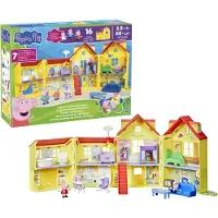 Pipsa Possu Peppa Pig Familie Huis - Groot uitklapbaar speelgoed huis - Duurzaam