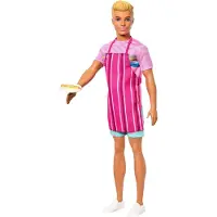 Barbie Mattel Mysteries Beach Detectives Ken pop met accessoires strand.