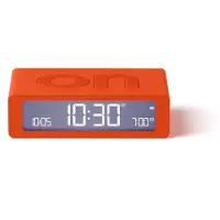 Lexon Design Lexon Flip Mini 8cmx2,3cmx4,9cm LR158 ON OFF Oplaadbare Wekker - Oranje