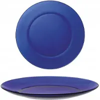 Duralex Saphir Plat Dinerbord Blauw 23,5 cm - Gehard Glas