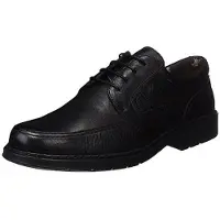 Fluchos Fluchosvoor mannen. 9579_CIDA_NEGR Clipper lederen schoenen 9579 zwart (40), Leer, Veters, Casual
