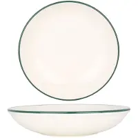 RINART Diepbord green edge porselein 23 cm (900cc) set van 6