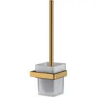 Plieger Altea WC Borstel met Houder – Wandmontage – Geborsteld Goud