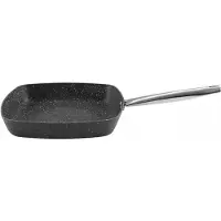 Florina Grillpan Vierkant 24x24 cm Onyx - Geschikt voor Inductie
